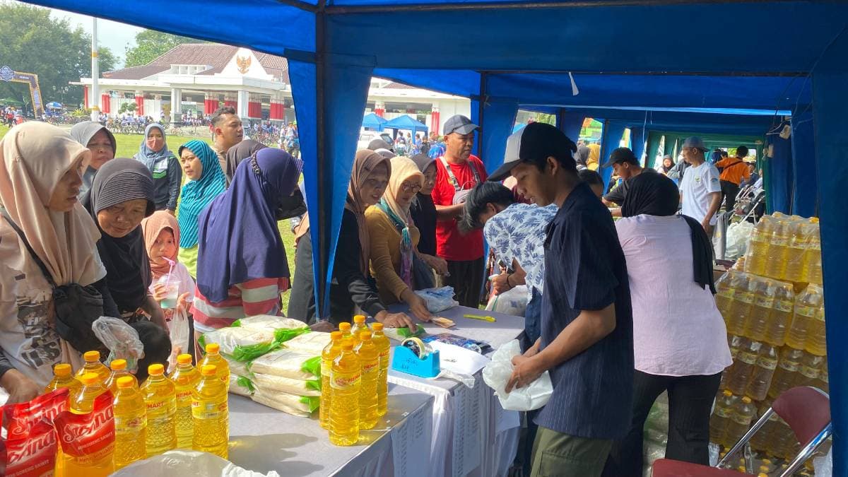 Dukung Stabilisasi Pangan Menjelang Nataru, PT Aneka Usaha Ikut Serta dalam Pasar Murah di Lapangan Soepardi